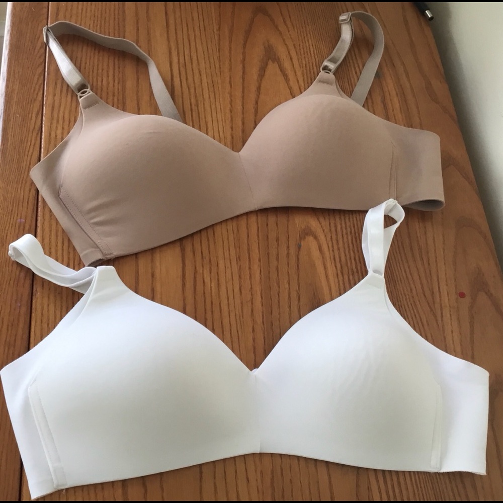 Two Warners Simply Perfect Wire Free Bras 38B